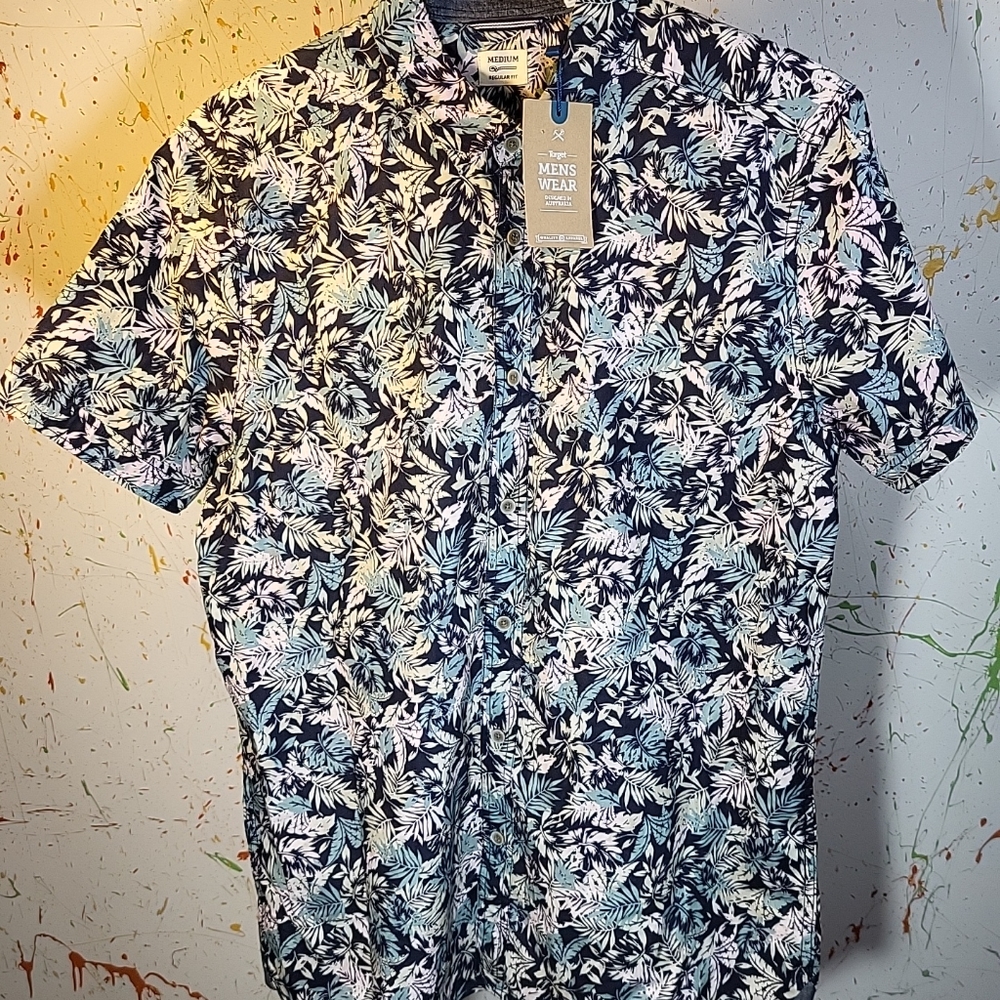 *NWT* Target Mens Wear Cotton Shirt Size Medium